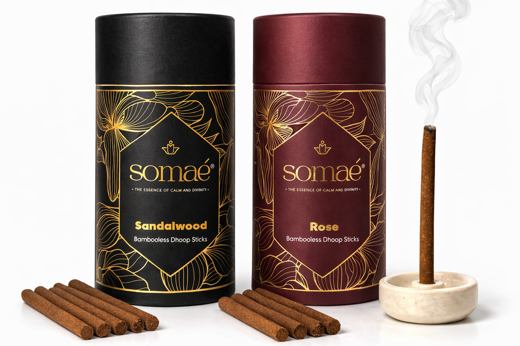 Somaé Fragrance Discovery Duo – Sandalwood & Rose – 54 Sticks (2 X 27)