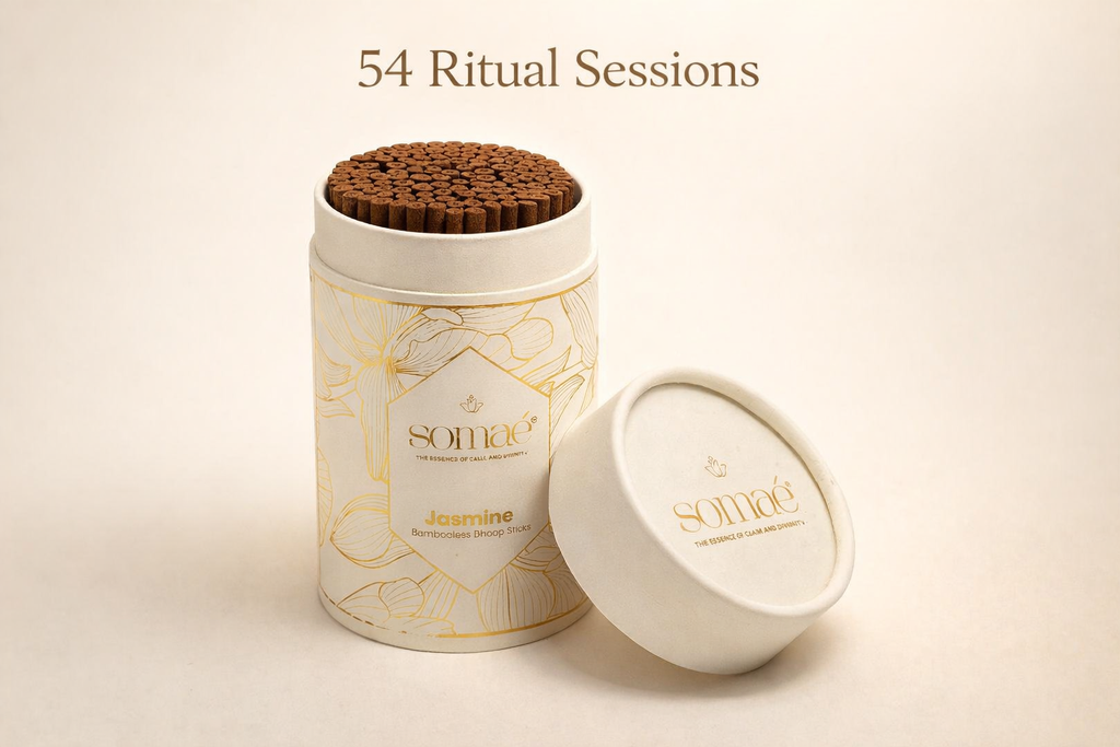 Somae Jasmine Bambooless Dhoop Sticks - 54 Ritual Sticks