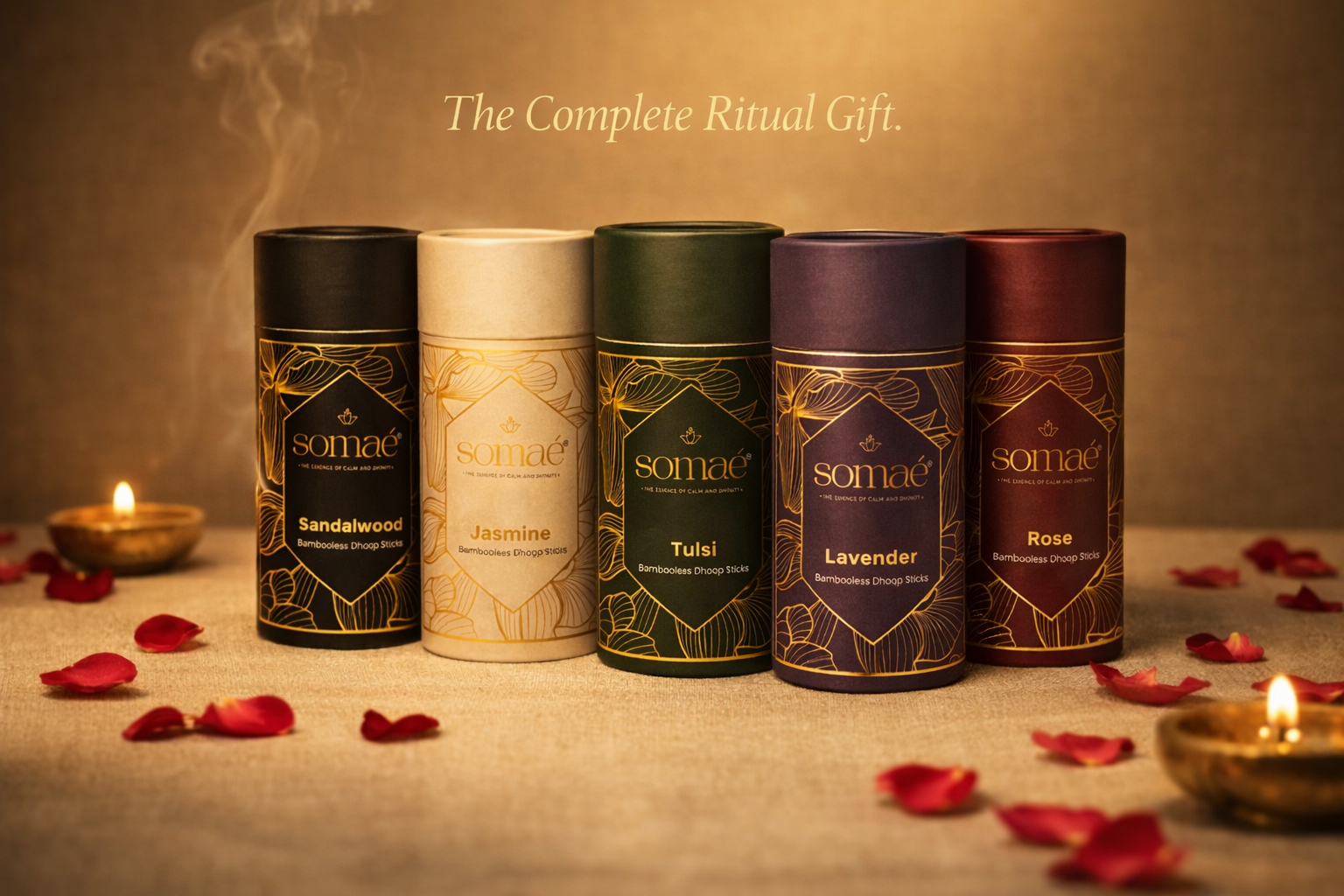 Somaé Ritual Discovery Collection – 5 Sacred Fragrances – 135 Ritual Sticks (5 X 27)
