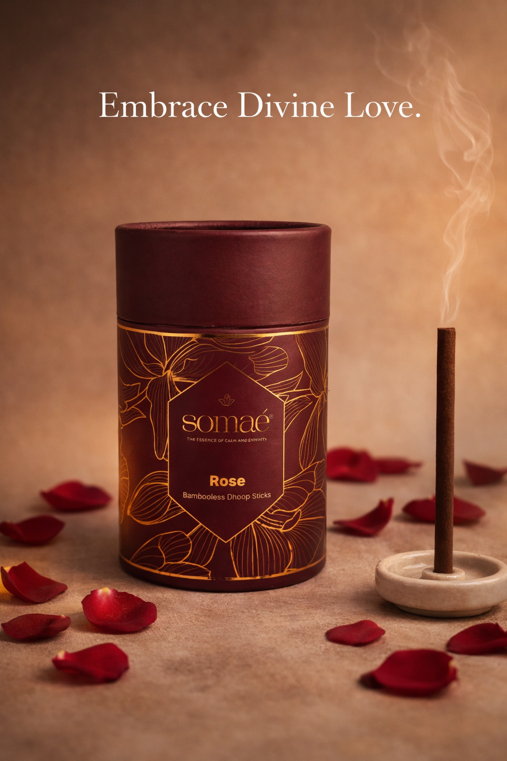 Somaé Shakti Ritual Set – Rose & Tulsi – 108 Ritual Sticks (2 X 54)