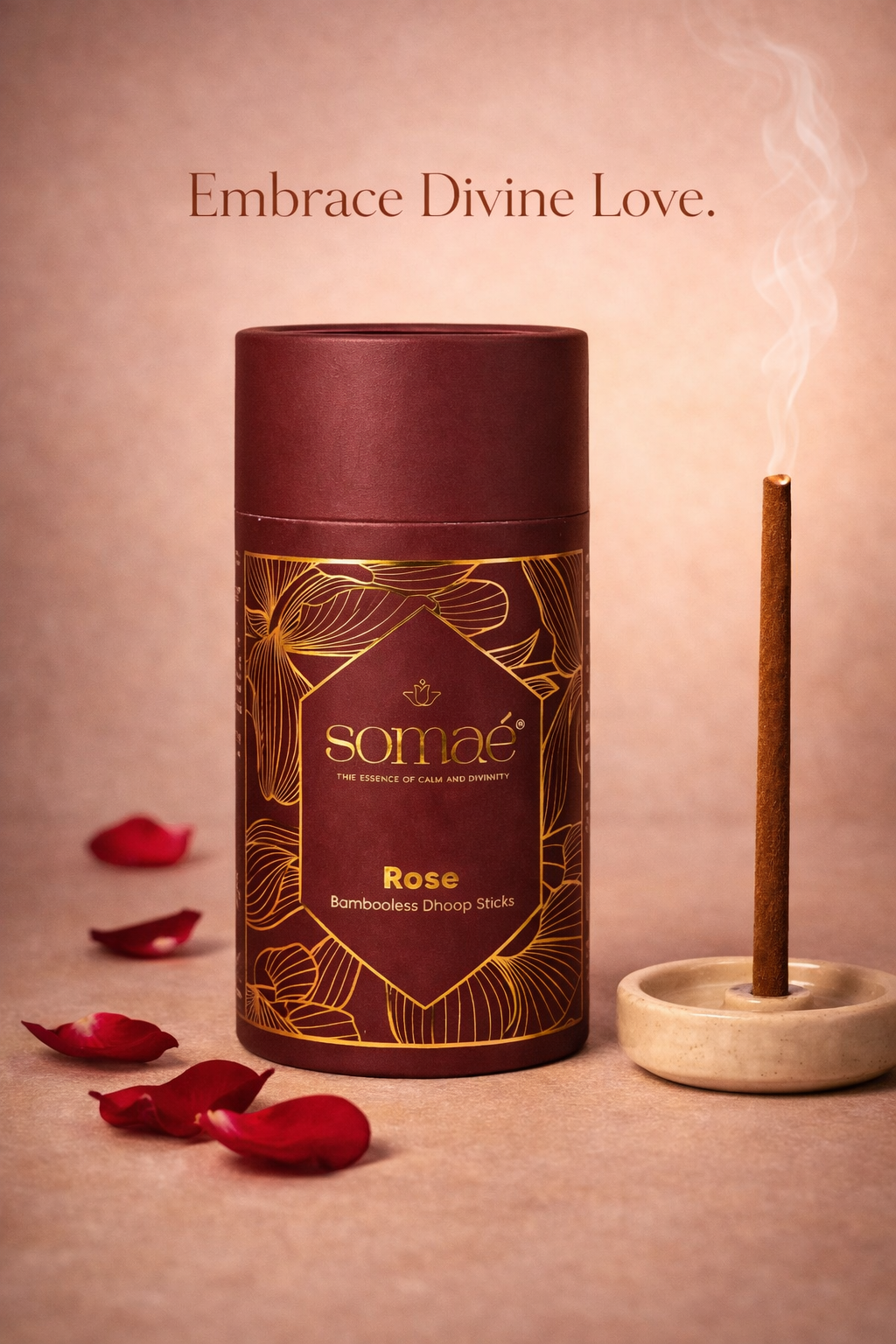 Somaé Fragrance Discovery Duo – Tulsi & Rose – 54 Sticks (2 X 27)