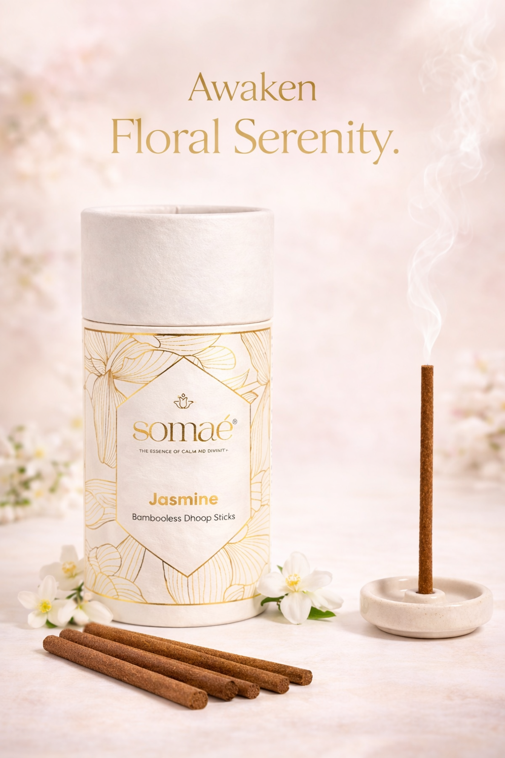 Somaé Fragrance Discovery Duo – Sandalwood & Jasmine – 54 Sticks (2 X 27)