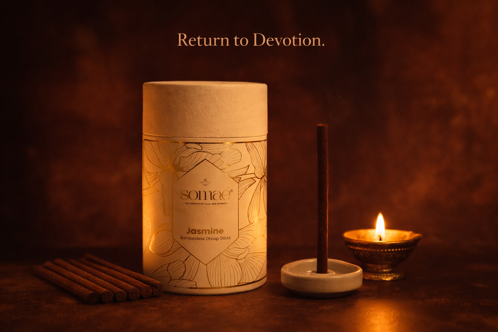 Somaé Daily Ritual Set – Sandalwood & Jasmine – 108 Ritual Sticks (2 X 54)