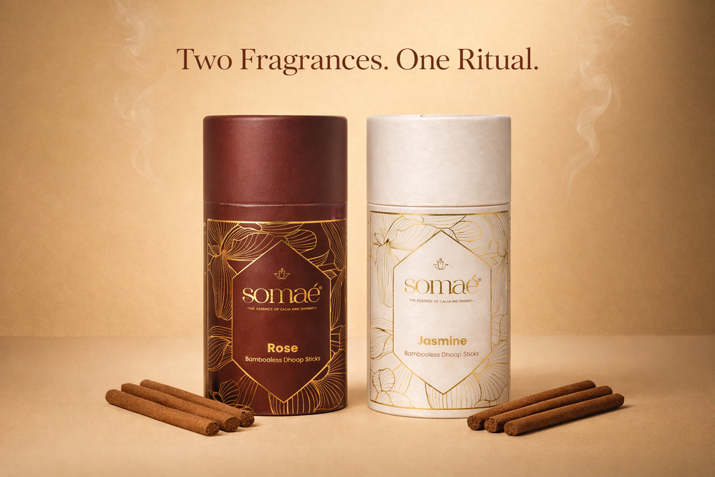 Somaé Fragrance Discovery Duo – Rose & Jasmine – 54 Sticks (2 X 27)