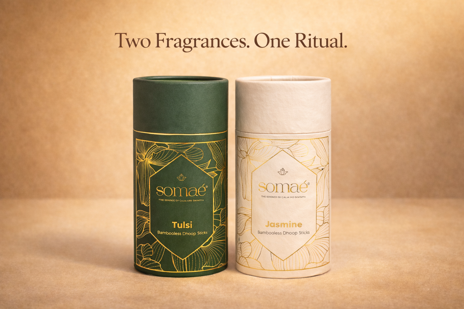 Somaé Fragrance Discovery Duo – Tulsi & Jasmine – 54 Sticks (2 X 27)