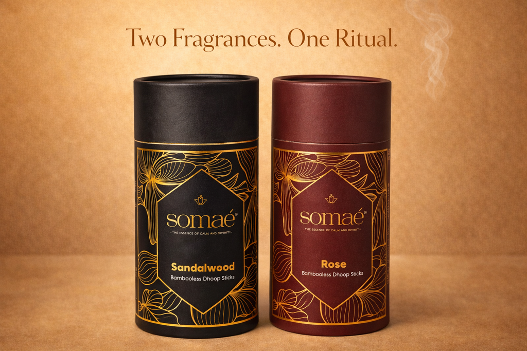 Somaé Fragrance Discovery Duo – Sandalwood & Rose – 54 Sticks (2 X 27)