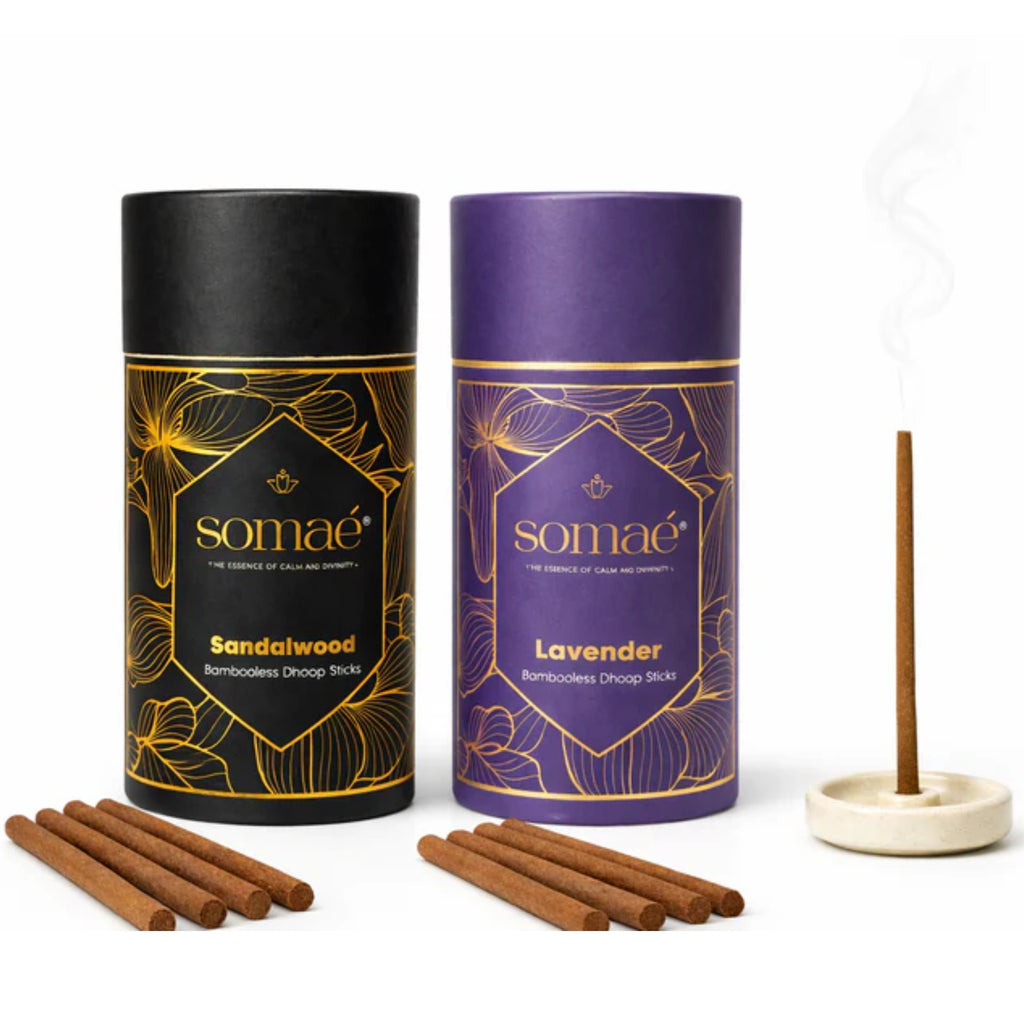 Somaé Fragrance Discovery Duo – Sandalwood & Lavender – 54 Sticks (2 X 27)