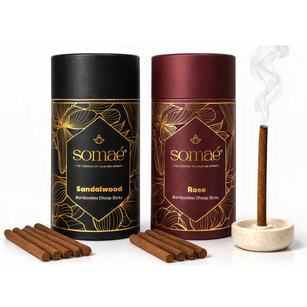 Somaé Fragrance Discovery Duo – Sandalwood & Rose – 54 Sticks (2 X 27)