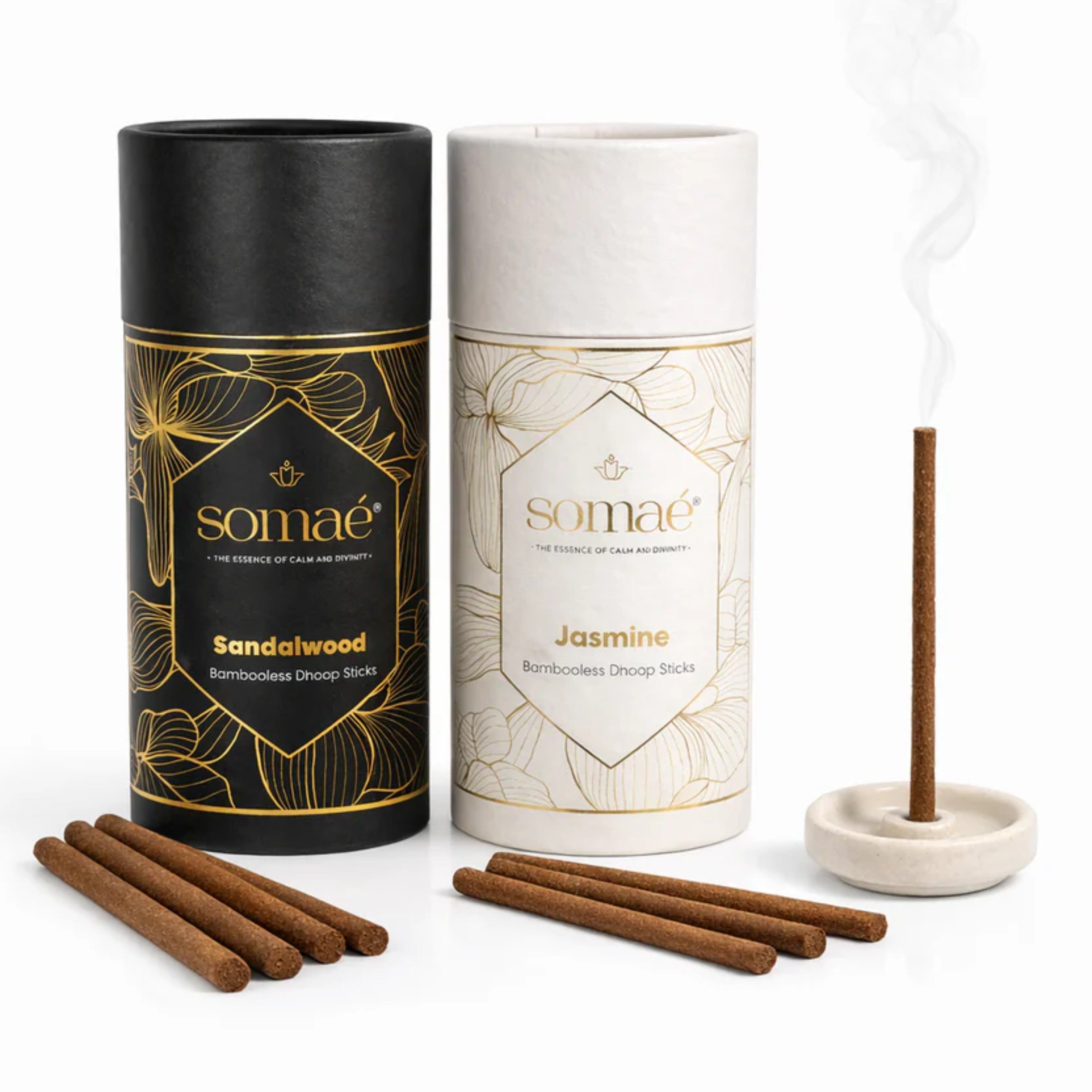 アロマグッズ SOMA DEAM Somaé Fragrance Discovery Duo – Sandalwood & Jasmine – 54 Sticks